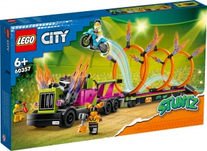 LEGO 60357 Kaszkadőr járgány és tűzgyűrű kihívás