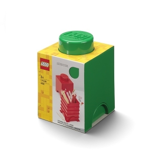 LEGO Tároló kocka 1-es zöld