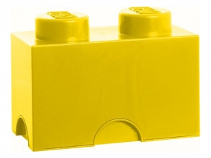 LEGO Tároló kocka 2-es sárga